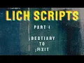 GemStone IV - Some Popular Lich Scripts Part 1