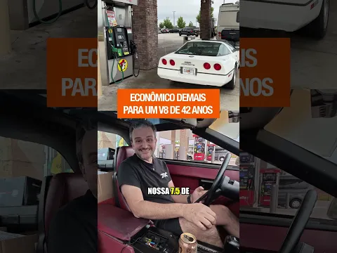Corvette C4 1984 fazendo o mesmo consumo de um Polo e Mobi na estrada!