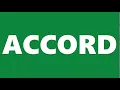 ACCORD ANTONYM