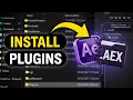 Install Plugin After Effects Ae script After Effects Install AEX Plug-ins Creative Cloud