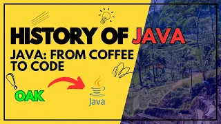 History Of Java The History of Java From Coffee to Code Java Tutorial