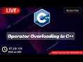 8 3 Polymorphism in C Operator Overloading in C Happy Coding