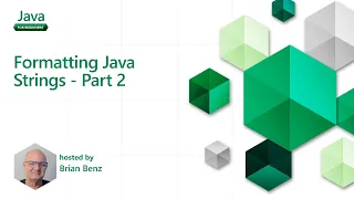 Formatting Java Strings - Part 2 Java for Beginners