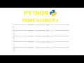 Prime number in python Prime number 4