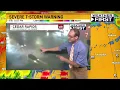 Destructive 100mph storm hits Cedar Rapids live on TV (KGAN-TV July 28, 2023)