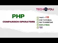 PHP Comparison Operators In Hindi
