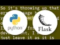 How do I get Flask to run on port 80