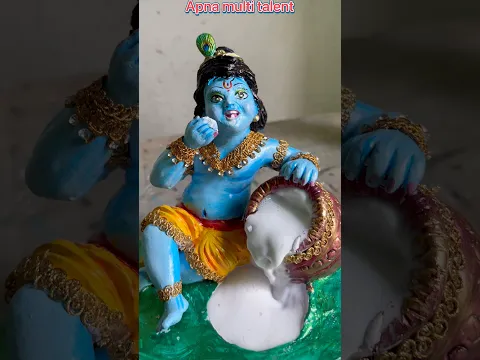 Krishna murti making | Janmashtami special Krishnamurti making #krishna # shorts