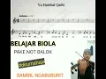 Ya Habibal Qolbi - Cover Biola + Notasi Balok