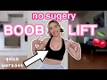 how to naturally LIFT FIRM your BUST No SURGERY Perky Breast Lift Workout