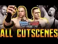 Lagu WWE Smackdown Vs Raw 2010 - ALL CUT SCENES - Road To Wrestlemania (Triple H \u0026 John Cena)