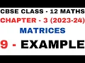 9 Example l Chapter 3 Matrices l Example 9 Solution l Class12th Maths l NEW NCERT 2023-24