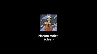 Uzumaki Naruto voice clear