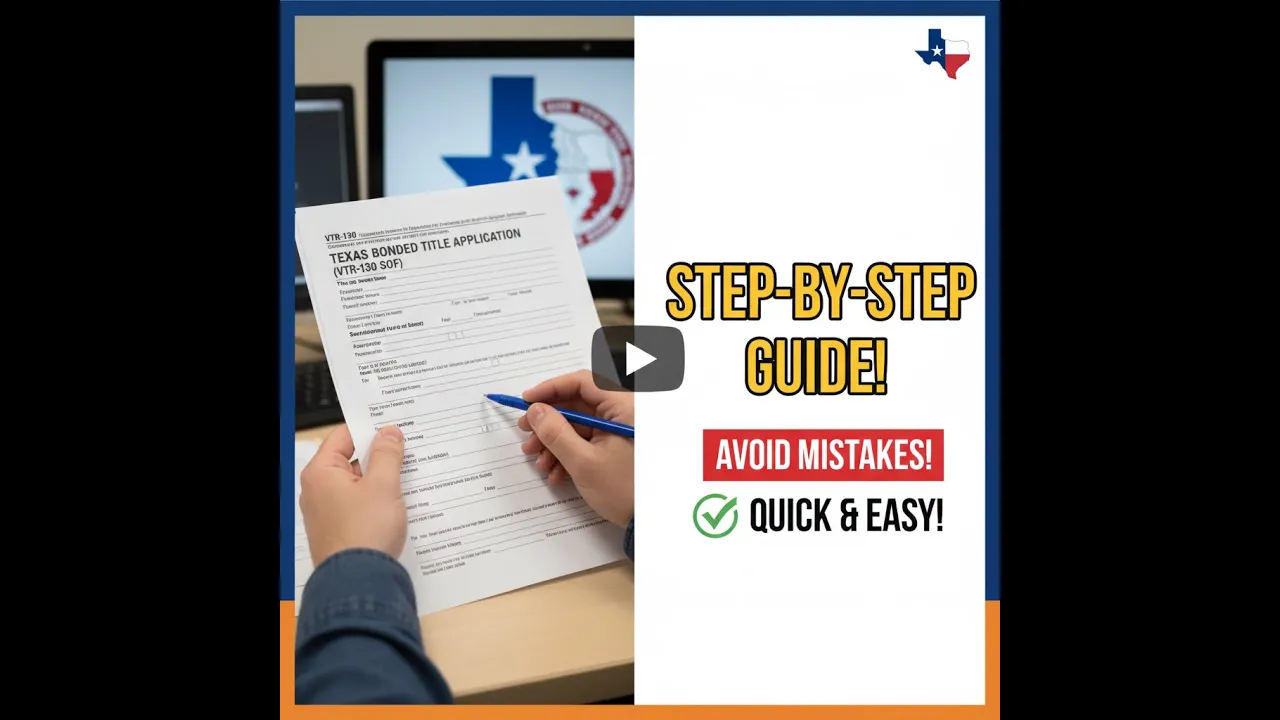 How to Fill Out the Bonded Title Application