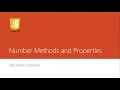 Number Methods Properties Javascript tutorials Live Technical Class Marathi LalitSharlawar