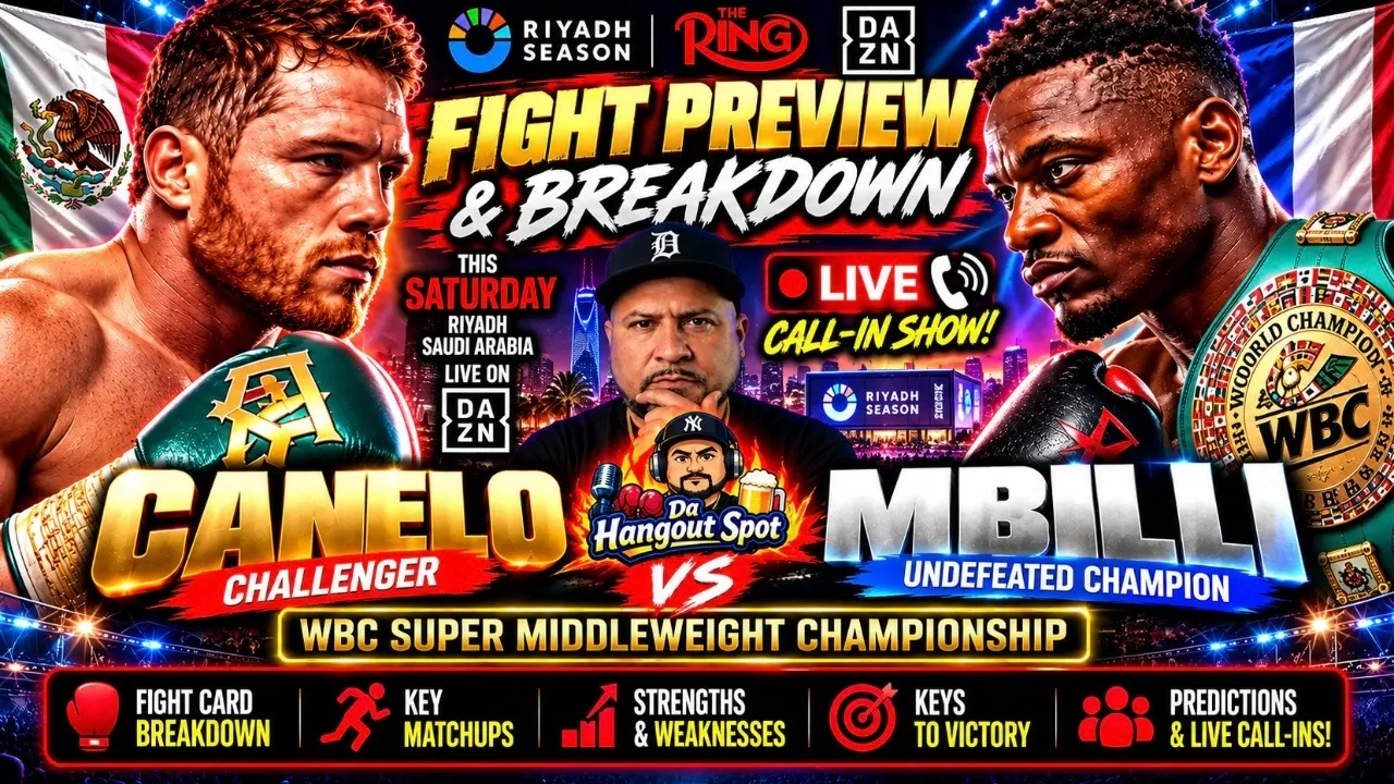 🚨 CANELO vs MBILLI: CAN CANELO RECLAIM HIS THRONE?! 👑 | LIVE FIGHT PREVIEW & PREDICTIONS! ☎️🔥 2026-10-29 04:59