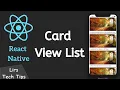 React Native Card View List