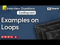 JavaScript Interview Questions on Loops Coding Test