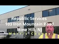 01 Introduction Recycling Center Tour Republic Services Mine Hill NJ