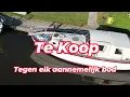 We zetten onze boot Te Koop om een camper te kopen