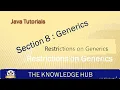JAVA 8 13 RESTRICTIONS ON GENERICS GENERICS JAVA TUTORIALS