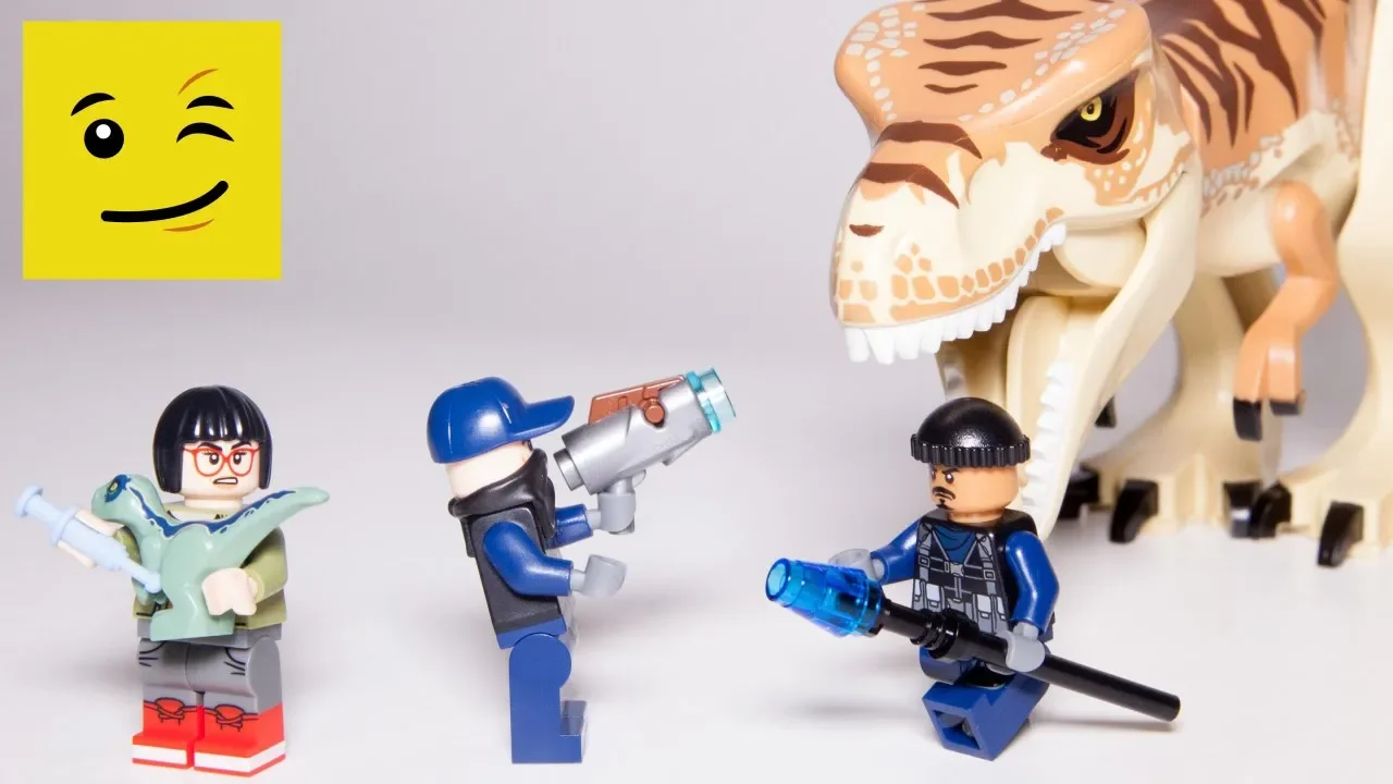 LEGO Jurassic World T. Rex Tracker set review! 75918