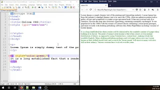 Inline CSS