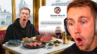 Miniminter Reacts To Testing Footballer's Favourite Restaurants!