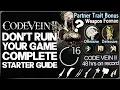 Code Vein 2 - Ultimate Starter Guide 27 IMPORTANT Tips