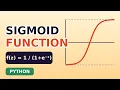 Sigmoid Function in Python Explained with NumPy Code
