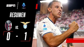 FRATTESI LE DIO EL TRIUNFO A LA LAZIO DE VISITA ANTE BOLOGNA | Bologna 0-1 Lazio | RESUMEN