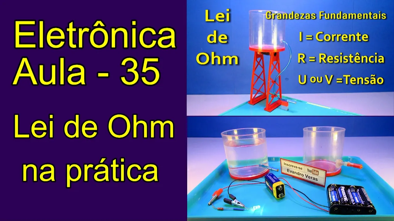 Eletrônica: Aula 35 - Lei de Ohm na Prática