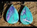 42 How to Make Wooden Paint Pour Earrings
