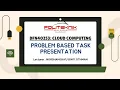 DFN40253 CLOUD COMPUTING PROBLEM BASED TASK PRESENTATION POLITEKNIK BALIK PULAU