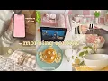 7 AM productive morning routine cozy morning cleaning organizing making breakfast