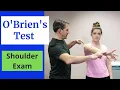 O Brien s Test for Labral Tears Shoulder Exams