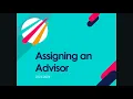 How to Assign an Advisor