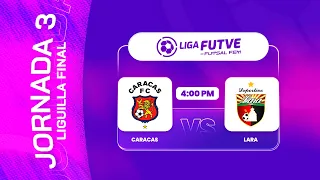 Liga FUTVE Futsal Fem 2026 | Caracas F.C vs Deportivo Lara