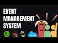 Easy Full Project Event Management System App Java SpringBoot H2 JPA Hibernate REST