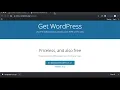 PHP wordpress setup