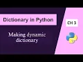 Adding Items to a Dictionary Dictionary in Python Tutorial Python Tutorial for Beginners