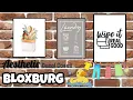 AESTHETIC LAUNDRY AND BATHROOM DECALS FOR BLOXBURG ROBLOX