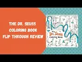 The Dr Seuss Coloring Book Flip Through Review