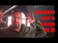 Sysadmins Want to Backup My Databases