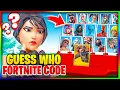 GUESS WHO map code in FORTNITE - fortnite guess who map code