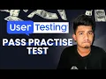 How to Pass User Testing Practice Test In Hindi User Testing Tutorial