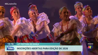Inscrições abertas para o 43º Festival de Dança de Joinville em 2026