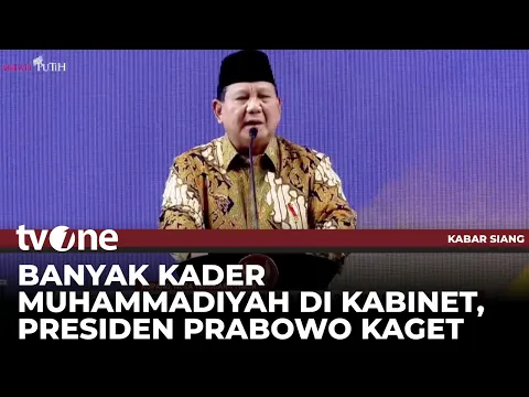 Prabowo Subianto Terkejut Banyak Kader Muhammadiyah di Kabinet Merah Putih |