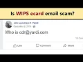 WIPS ecard email from cdr yardi com - is it scam or something legit