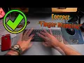 The MOST Important Factor When Typing Touch Typing Homerow Method Finger Remapping